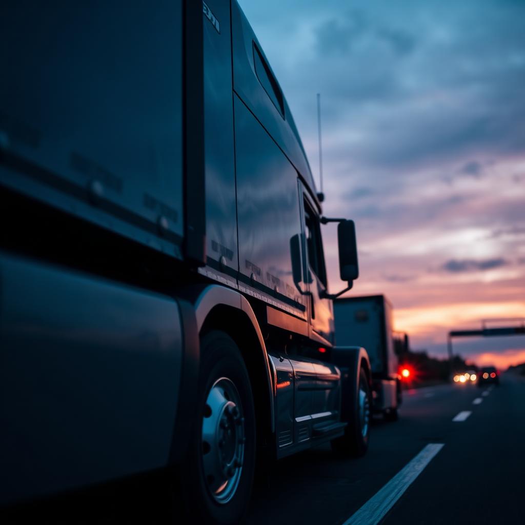Inrikestransport med lastbil